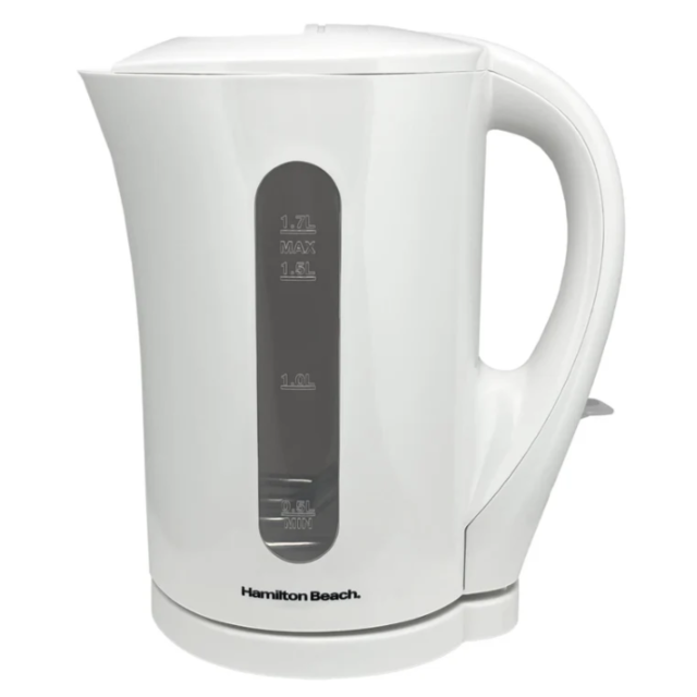 Hamilton Beach HB1107W 1.7Litre Essentials Cordless Jug Kettle - White