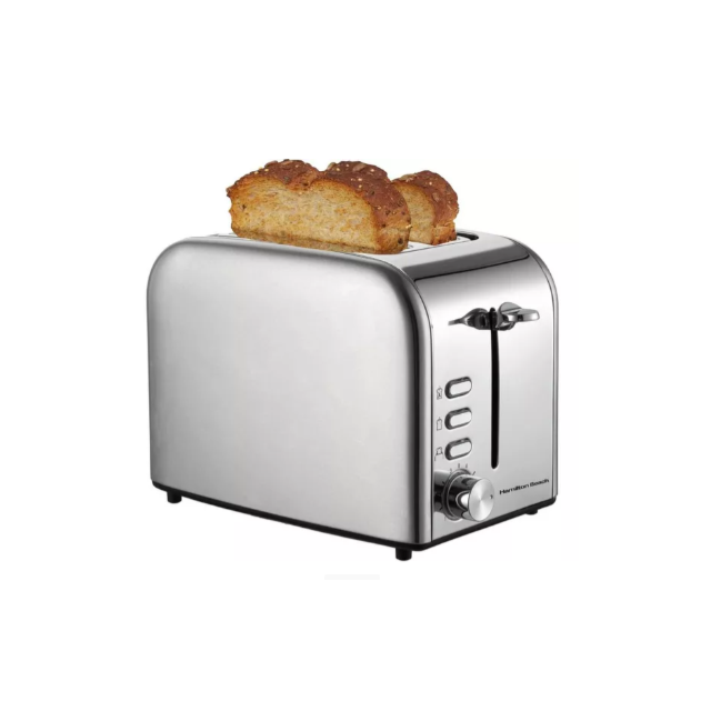 Hamilton Beach HB1718B2 2 Sice Rise Toaster - Brushed Stainless Steel