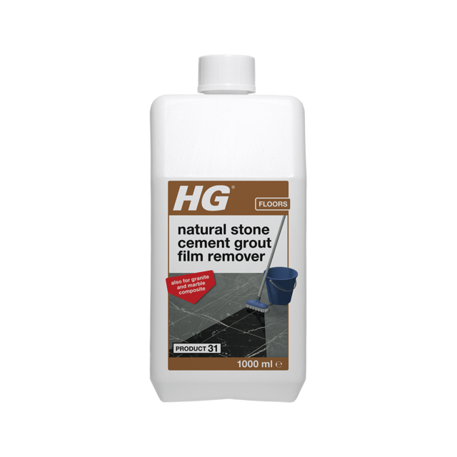 HG Natural Stone Cement Grout Film Remover