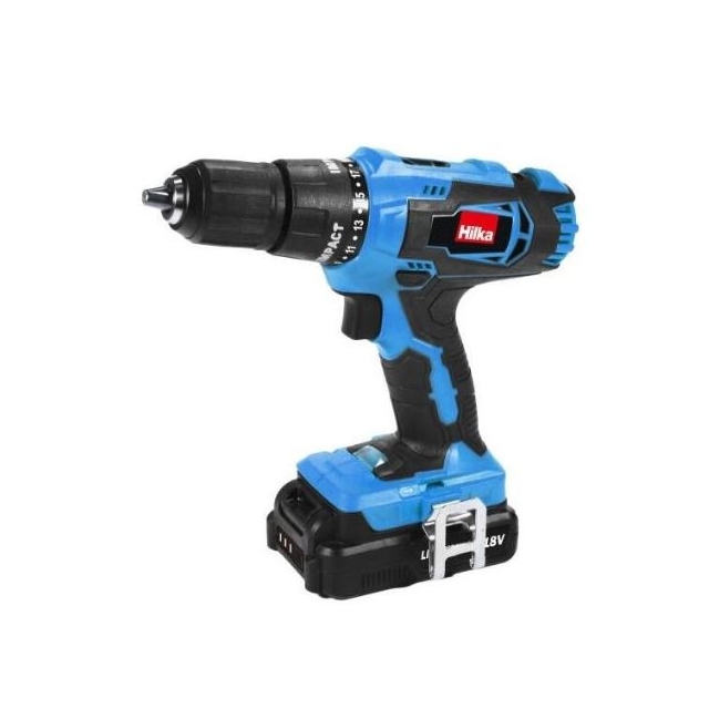 Hilka 18V Li-Ion Cordless Hammer Drill In Bmc
