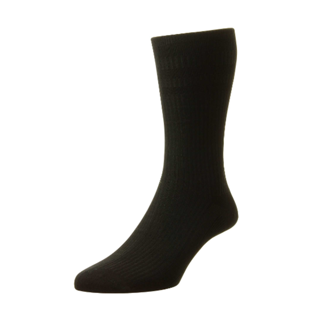 Bamboo Softop Socks - Black 