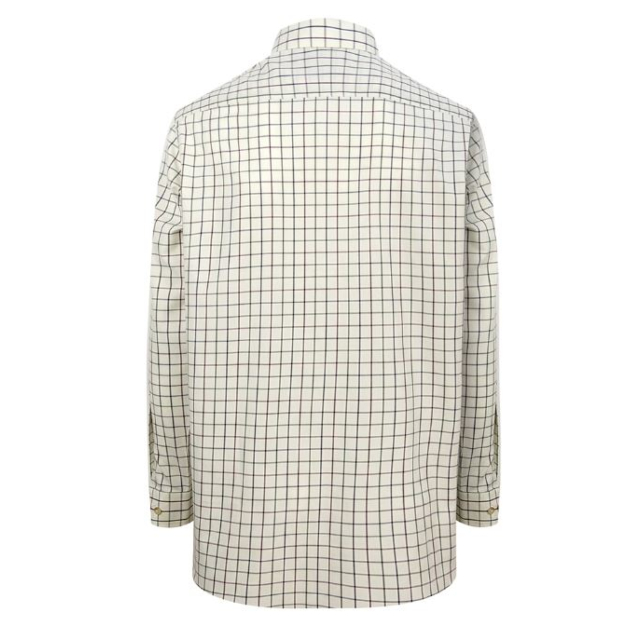 Hoggs Balmoral Luxury Tattersall Shirt - Navy / Wine