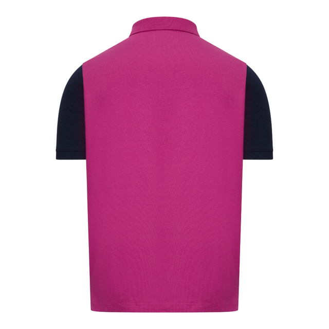 Hoggs Abbey Ladies Sash Jersey Polo - Berry/Navy 