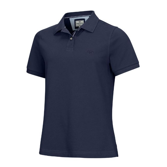 Hoggs Cora Ladies Pique Polo Shirt - Navy 