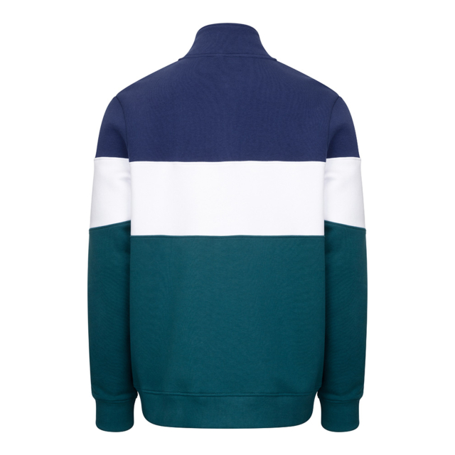 Hoggs Dumfries 1888 Gents 1/4 Zip Sweatshirt - Nordic Blue/Meditteranea 