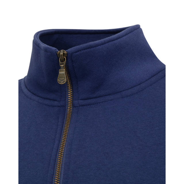 Hoggs Dumfries 1888 Gents 1/4 Zip Sweatshirt - Nordic Blue/Meditteranea 