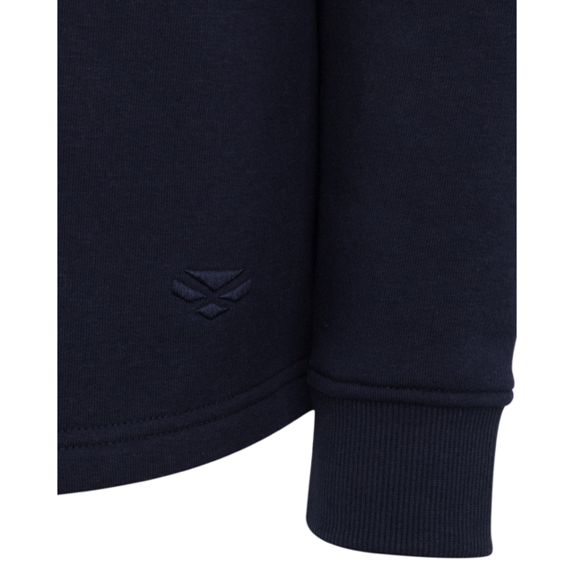 Hoggs Dumfries 1888 Junior 1/4 Zip Sweatshirt - Berry/White/Navy
