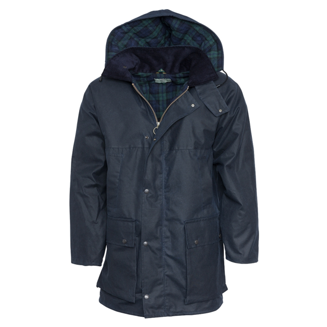 Hoggs Waxed Jacket Navy