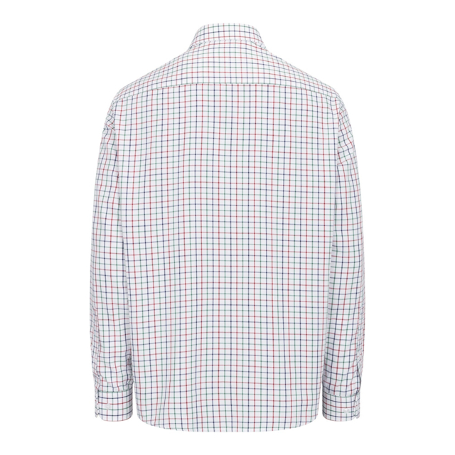 Hoggs Fernie Bamboo Shirt - Green/Red/Navy