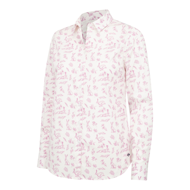 Hoggs Hare Ladies Print Shirt - Pink 