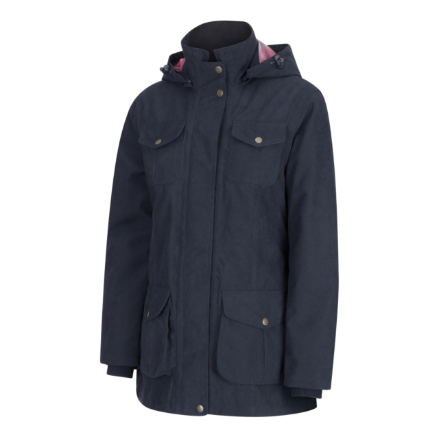 Struther Ladies Field Coat - Navy 