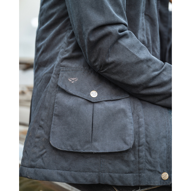 Struther Ladies Field Coat - Navy 