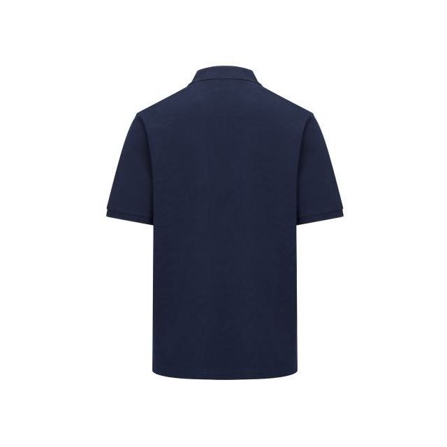 Hoggs Stewart Block Pique Polo Shirt - Navy