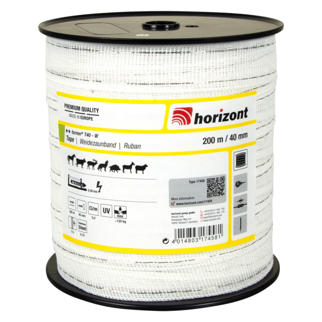 Horizont Farmer T40-W Polytape 200m x 40mm