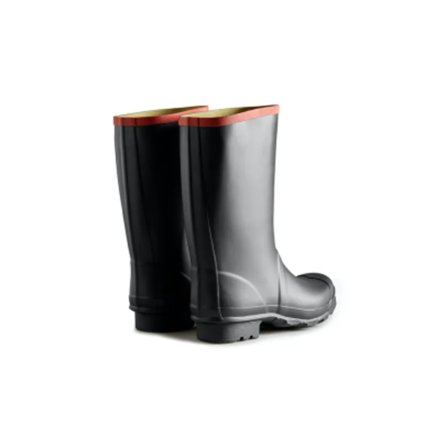 Hunter Argyll Short Knee Wellington Boot - Black 