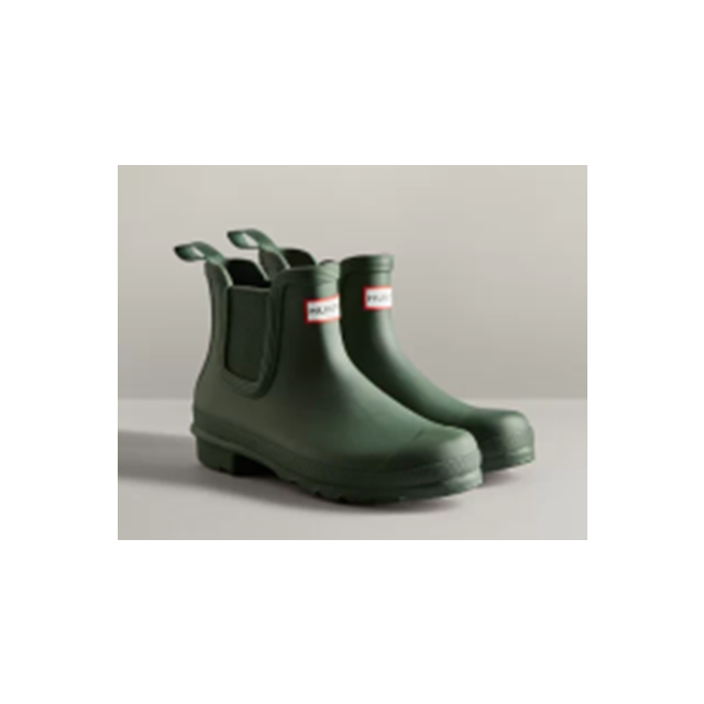 Hunter Womens Original Chelsea Boots - Green