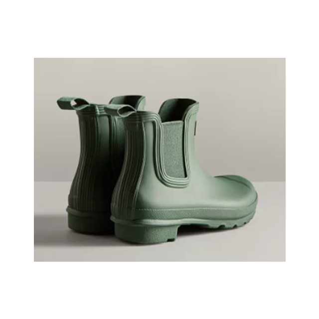 Hunter Womens Original Chelsea Boots - Green