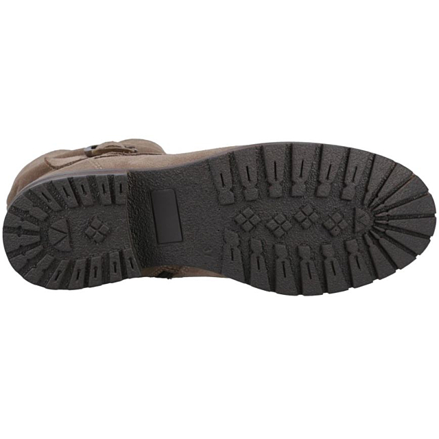 Hush Puppies Piper Suede Buckle Boot - Taupe