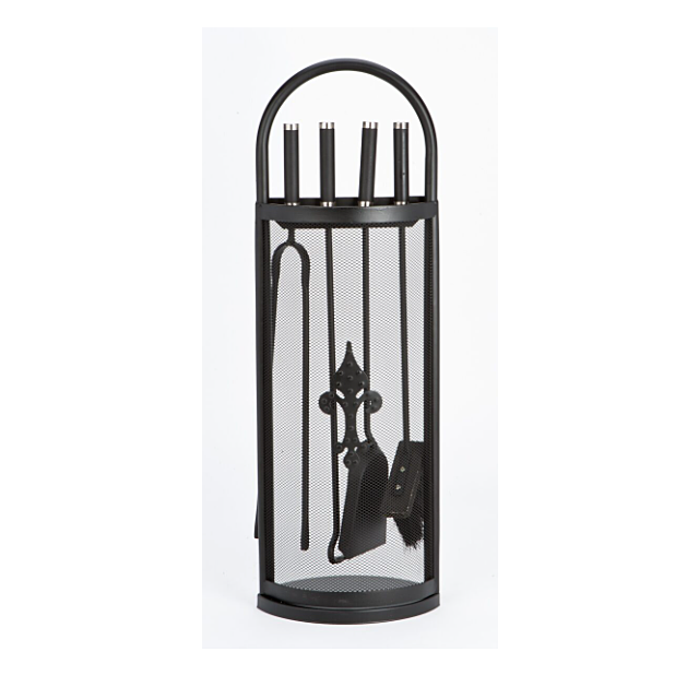Inglenook FIRE86 5 Piece Companion Set With Fleur De Lys Design