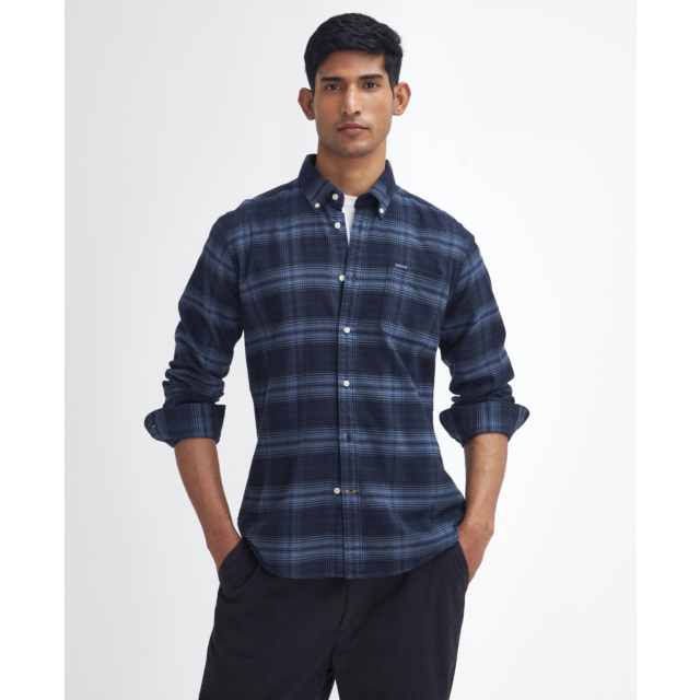 Barbour Forestfield Tailored Fit Shirt - Navy