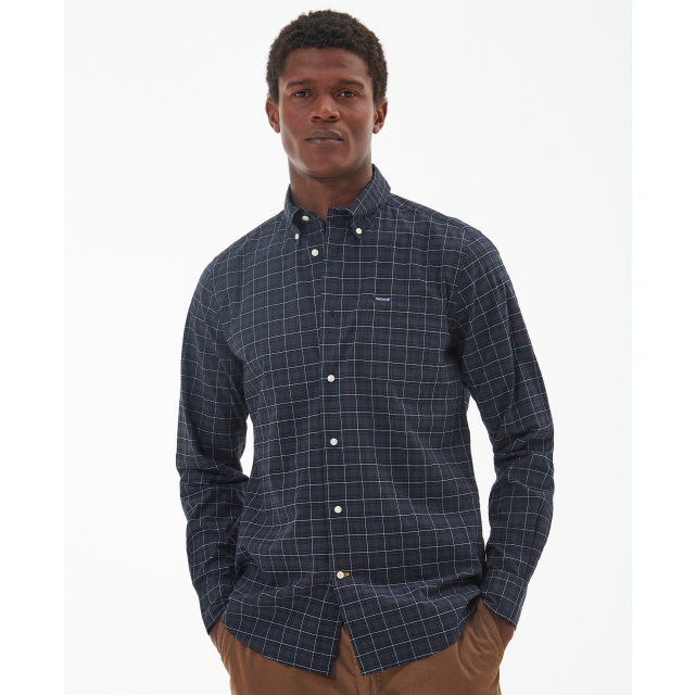 Barbour Lomond Tailored Fit Shirt - Black Slate