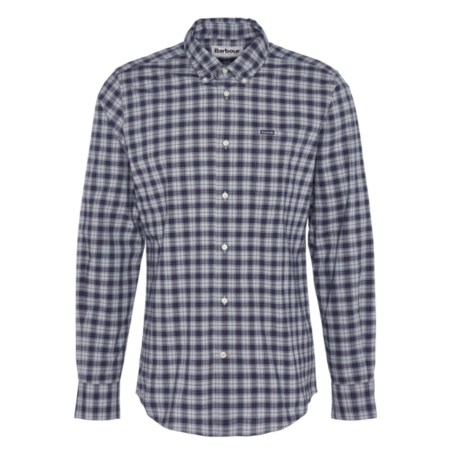 Barbour Lomond Tailored Fit Shirt - Blue Granite