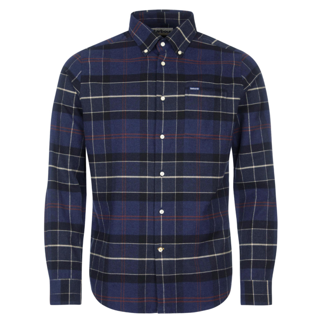 Barbour Lutsleigh Shirt - Navy Marl 