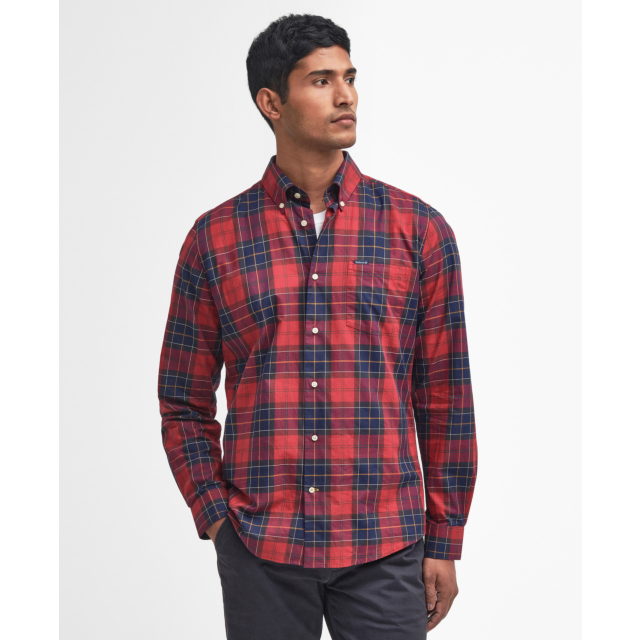 Barbour Wetheram Tailored Fit Shirt - Red 