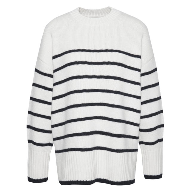 Barbour Belmore Knitted Jumper - Ecru