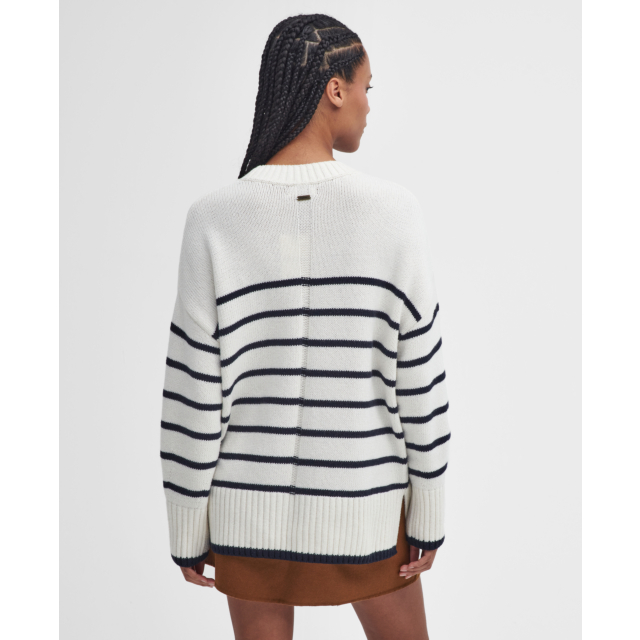 Barbour Belmore Knitted Jumper - Ecru
