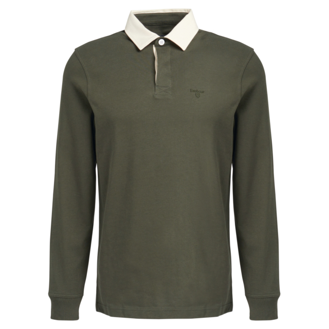Barbour Howtown Rugby Shirt - Olive