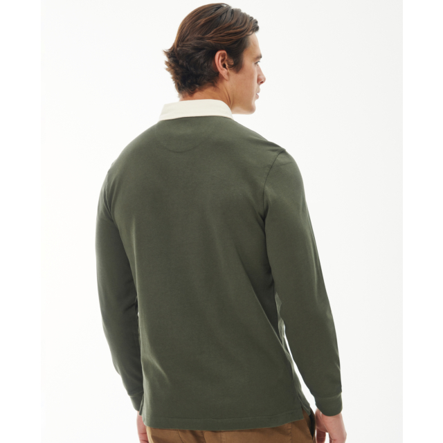 Barbour Howtown Rugby Shirt - Olive