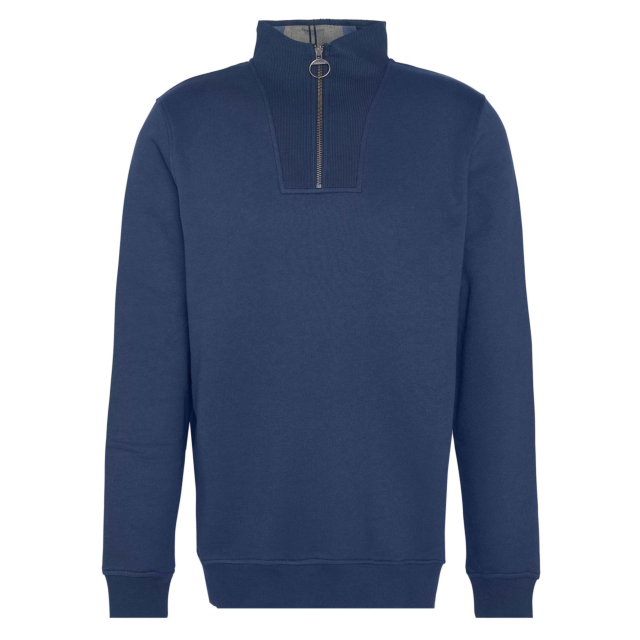 Barbour Nelson Half Zip Sweatshirt - Navy