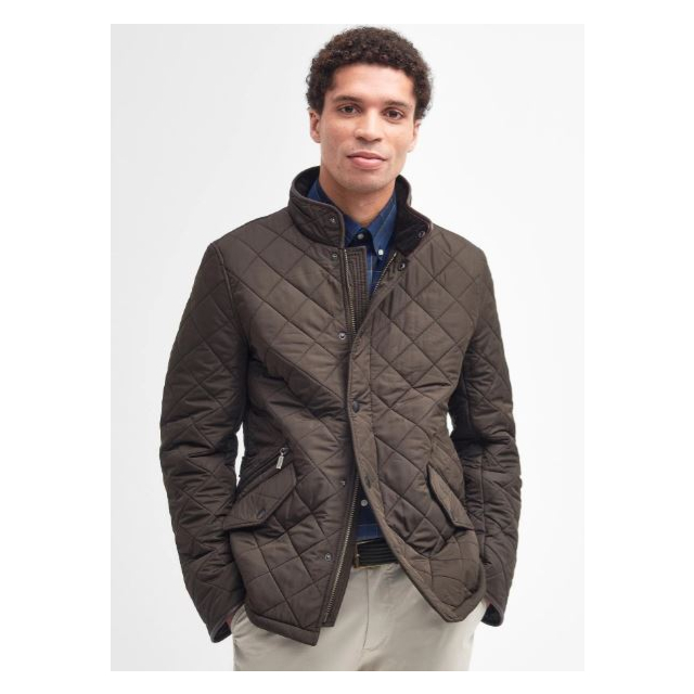 Barbour Powell Quilted Jacket - Olive