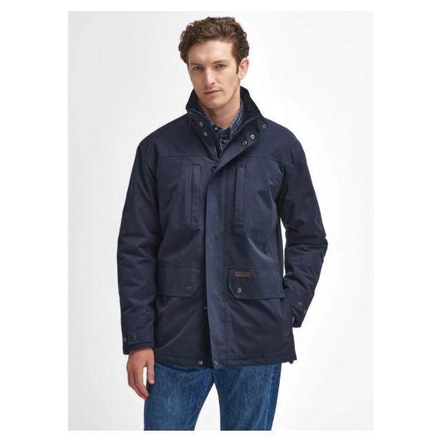 Barbour Cranston Waterproof Jacket - Navy