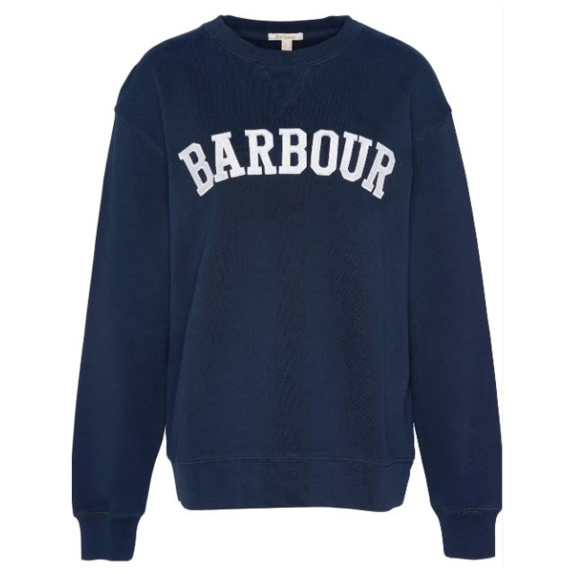 Barbour Northumberland Sweatshirt - Navy/Cloud 