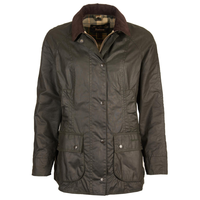 Barbour Beadnell Wax Jacket Sage