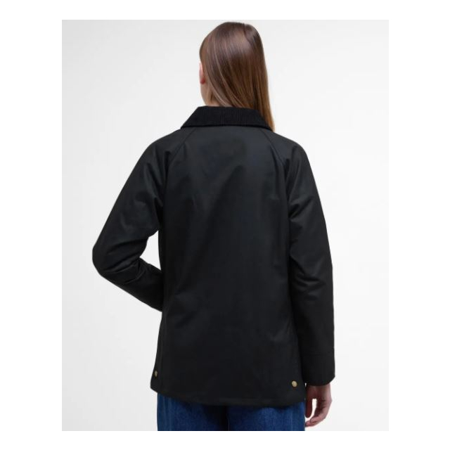 Barbour Acorn Wax Jacket - Black/Classic 
