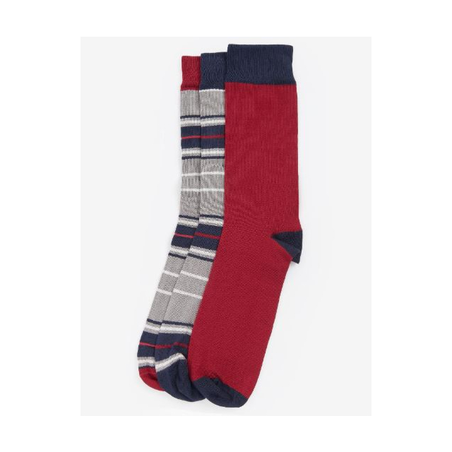 Barbour Tartan Socks Gift Box - Blue Granite 