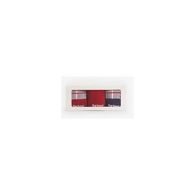Barbour Tartan Socks Gift Box - Blue Granite 