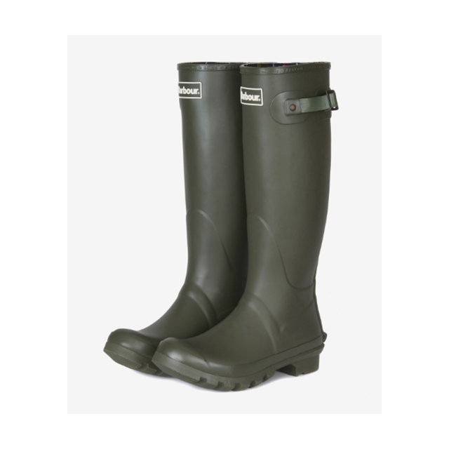 Barbour Men's Bede Wellington Boots - Olive 