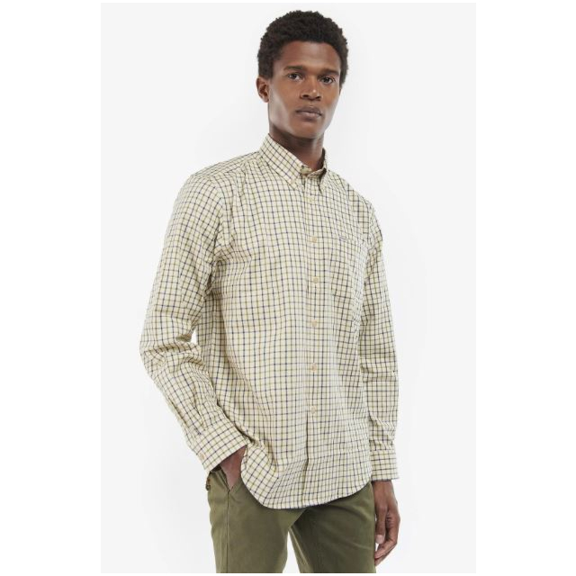 Barbour Sporting Tattersall Shirt - Navy/Olive