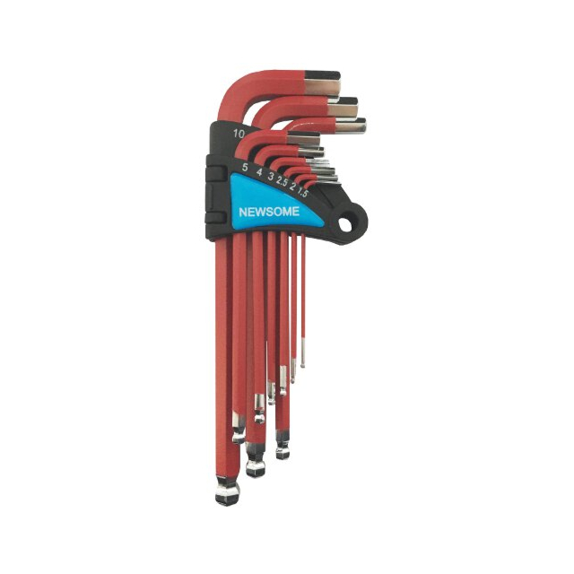 9Pc ball end hex key set 