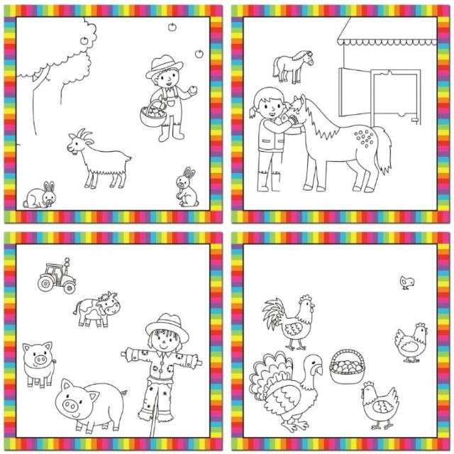 James Galt First Water Magic-Baby Farm Animals 