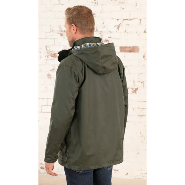 Lighthouse Oxford Mens Coat - Hunter Green