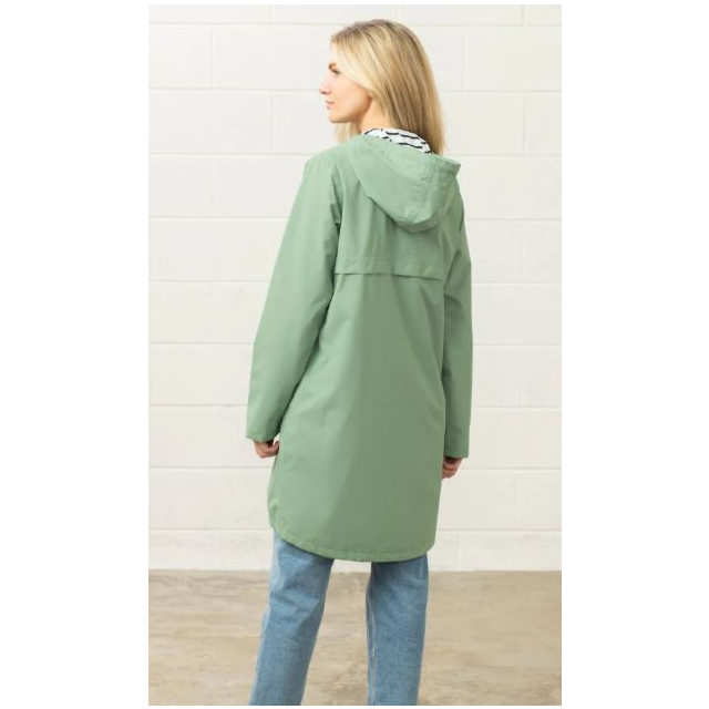 Lighthouse Beachcomber Il Long Coat - Soft Sage