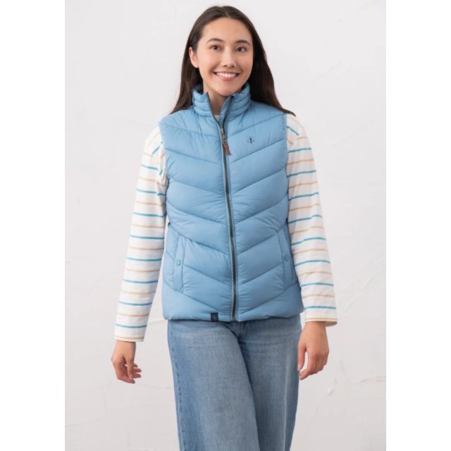 Lighthouse Laurel Gilet - Blue