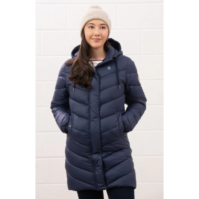 Lighthouse Laurel Ladies Coat - Navy