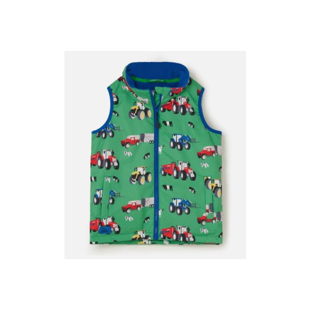 Lighthouse Alex Gilet - Peagreen Stripe Tractor