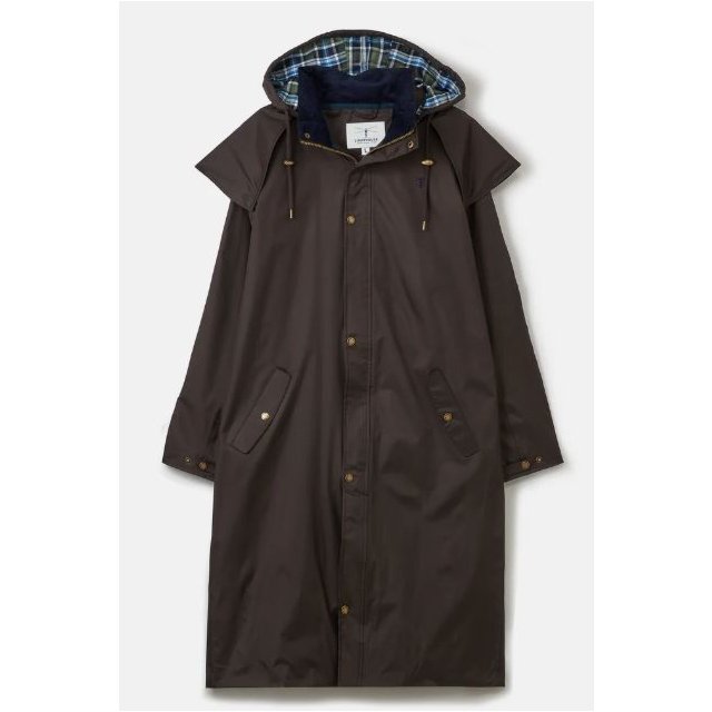 Stockman Mens Waterproof Rain Coat - Chocolate